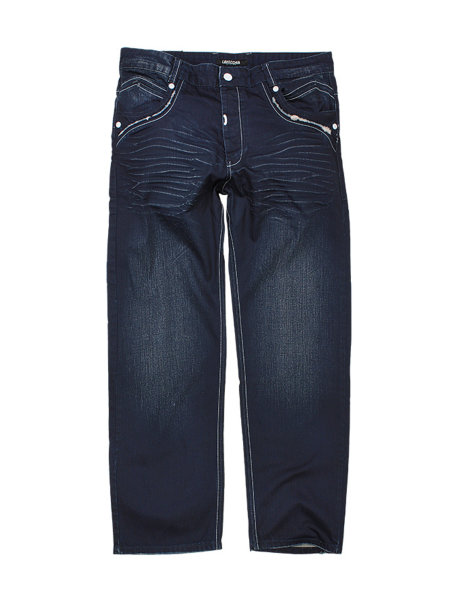 Lavecchia Herren Comfort Fit Jeans 5753 (Darkblue, 38)