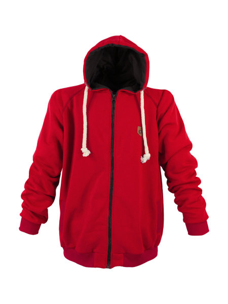 Lavecchia Herren Sweatshirtjacke LV-2021 (Red, 3XL)