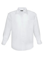 Lavecchia Herren Langarmhemd HLA-1314 (Weiss-Uni, 4XL)