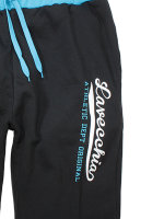 Lavecchia Herren Sweatshorts Bermuda LV-2017 (Turquoise-Black, 3XL)