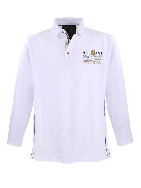 Lavecchia Herren Poloshirt LV-7102 (White, 5XL)