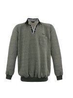 Lavecchia Herren Sweatshirt LV-15-208 (Grey-Khaki, 3XL)
