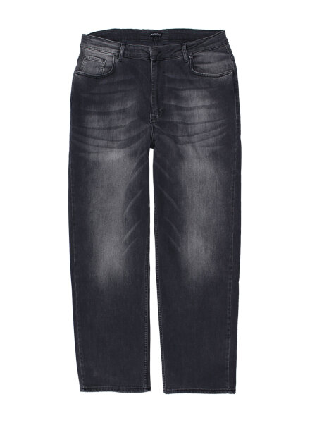 Lavecchia Herren Comfort Fit Jeans LV-5X1 (Black-Stone, 46/32)