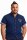 Lavecchia Herren Kurzarmhemd 1128 (Navyblue, 5XL)