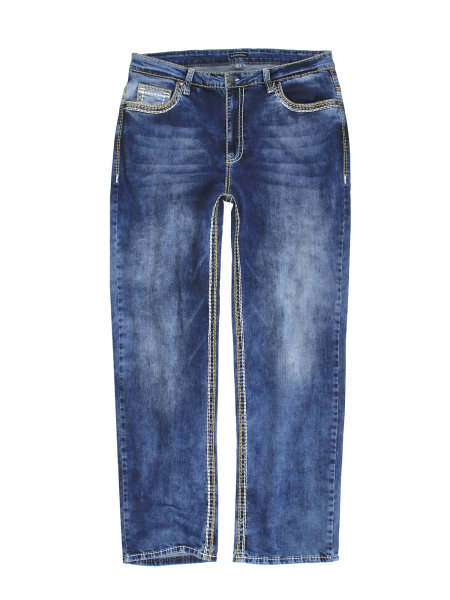 Lavecchia Herren Comfort Fit Jeans LV-503 (Stoneblau, 50/30)
