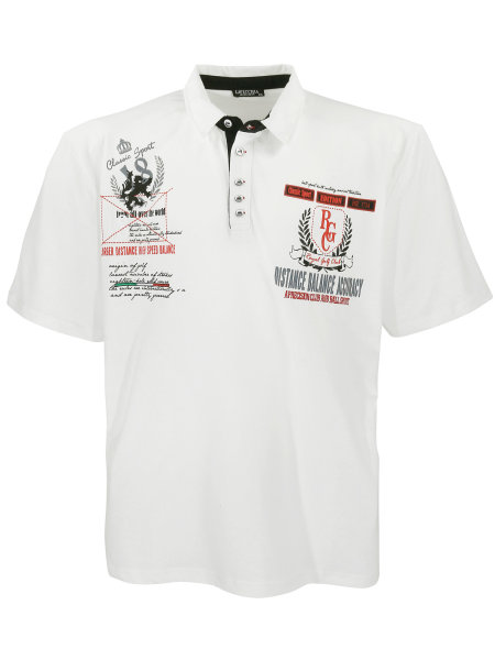 Lavecchia Herren Poloshirt LV-2038 (Creme-Weiss, 7XL)
