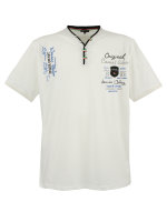 Lavecchia Herren T-Shirt LV-2042 (Creme-Weiss, 3XL)