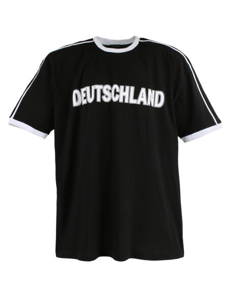 Lavecchia Herren T-Shirt Deutschland LV-120 (Schwarz, 4XL)