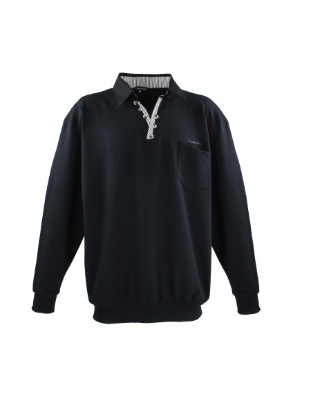 Lavecchia Herren Sweatshirt LV-602 (Black, 3XL)