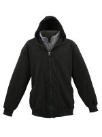 Lavecchia Herren Hoodie "Two in one" LV-109 (Black-Anthra, 4XL)