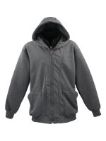 Lavecchia Herren Hoodie "Two in one" LV-109 (Anthrazit, 5XL)