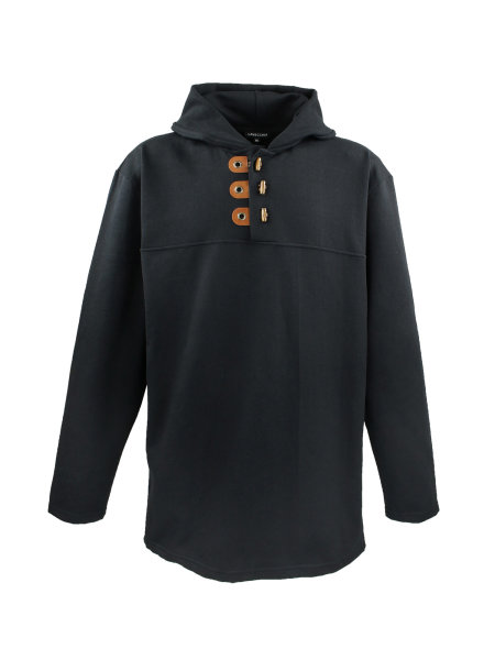 Lavecchia Herren Kapuzen Hoodie LV-605 (Black, 4XL)