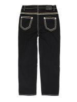 Lavecchia Herren Comfort Fit Jeans LV-503 (Tiefschwarz, 42/30)