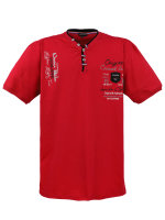 Lavecchia Herren T-Shirt LV-2042 (Rot, 7XL)