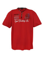 Lavecchia Herren T-Shirt LV-608 (Rot, 5XL)