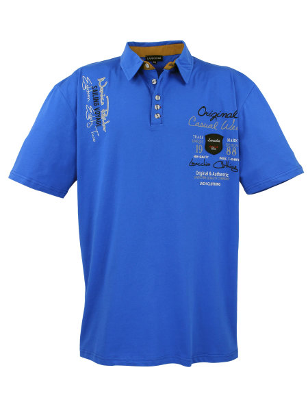 Lavecchia Herren Poloshirt LV-610 (Royalblau, 7XL)