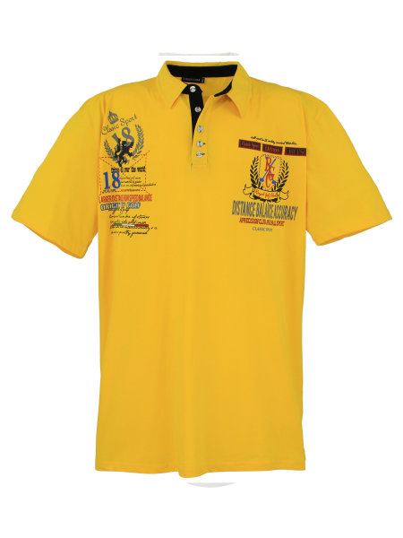 Lavecchia Herren Poloshirt LV-2038 (Gelb, 5XL)