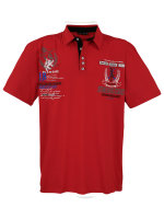 Lavecchia Herren Poloshirt LV-2038 (Rot, 8XL)