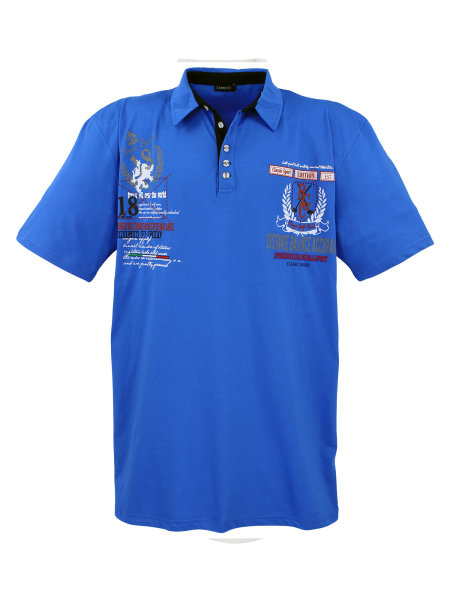 Lavecchia Herren Poloshirt LV-2038 (Royalblau, 3XL)