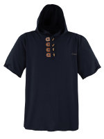 Lavecchia Herren T-Shirt mit Kapuze LV-609 (Black, 4XL)
