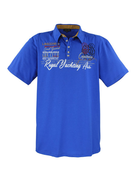 Lavecchia Herren Poloshirt LV-4688 (Royalblau, 4XL)