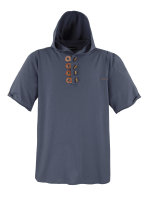 Lavecchia Herren T-Shirt mit Kapuze LV-609 (Dark-Grey, 4XL)