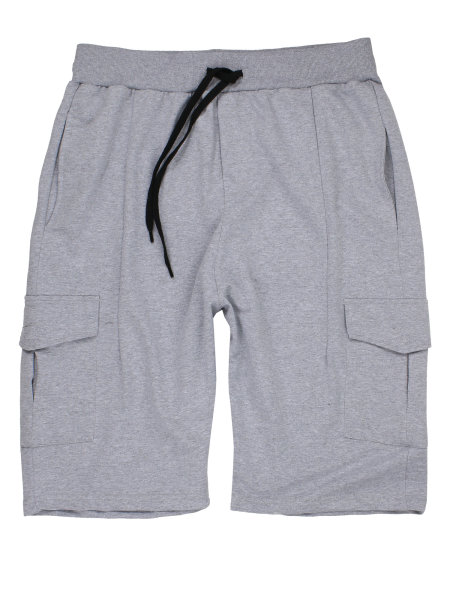 Lavecchia Herren Sweatshorts Bermuda LV-2011 (Grau, 3XL)