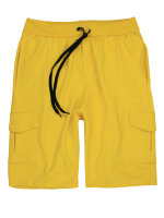 Lavecchia Herren Sweatshorts Bermuda LV-2011 (Gelb, 3XL)