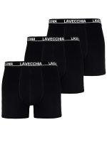 Lavecchia Herren Boxershorts 3er Pack FL-1020 (Schwarz, 8XL)