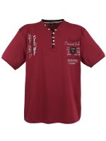 Lavecchia Herren T-Shirt LV-2042 Bordeaux  7XL