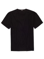 Lavecchia Herren T-Shirt Rundhals (2 Stück) LV-122 Schwarz 4XL