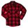 Lavecchia Herren Flanellhemd LV-262A (Rot-Schwarz, 7XL)
