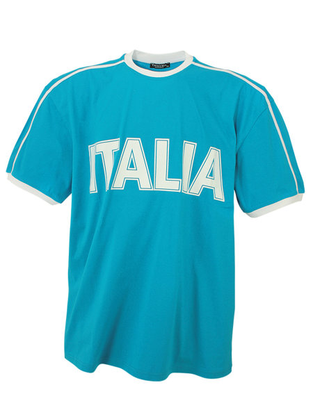 Lavecchia Herren T-Shirt Italia LV-2035 (Türkis, 7XL)