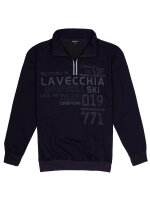 Lavecchia Herren Sweatshirt LV-2029 Navy 4XL