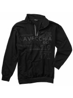 Lavecchia Herren Sweatshirt LV-2029 Schwarz 5XL